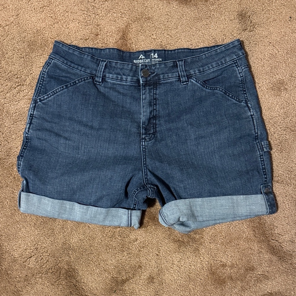 Classic Blue Denim Jean Shorts